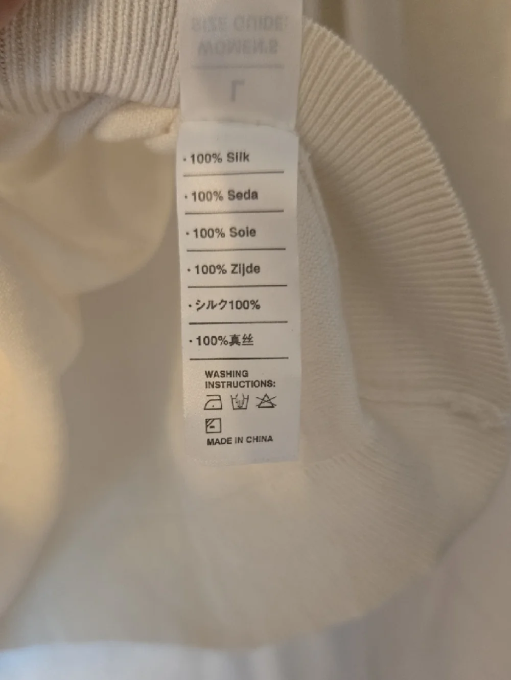 LILYSILK 100% Silk Blouse Cream Lightweight Minimalist Luxury Top - Picture 5 of 5